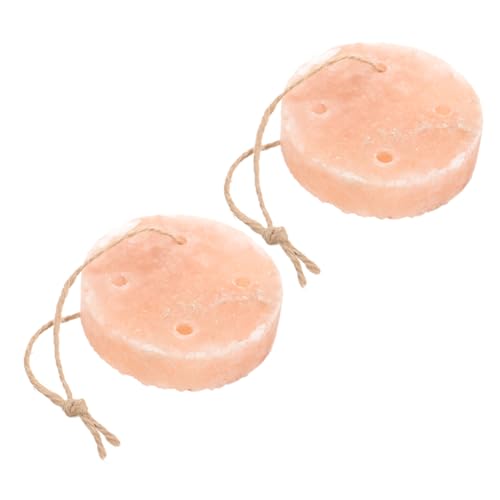 Toddmomy 2stücke Salzlecksteine Für Kleintiere Natürliche Mineralien Für Kaninchen Hamster Und Meerschweinchen Mit Aufhänge-Seil Zur Zahnpflege Und Beschäftigung Praktisches von Toddmomy