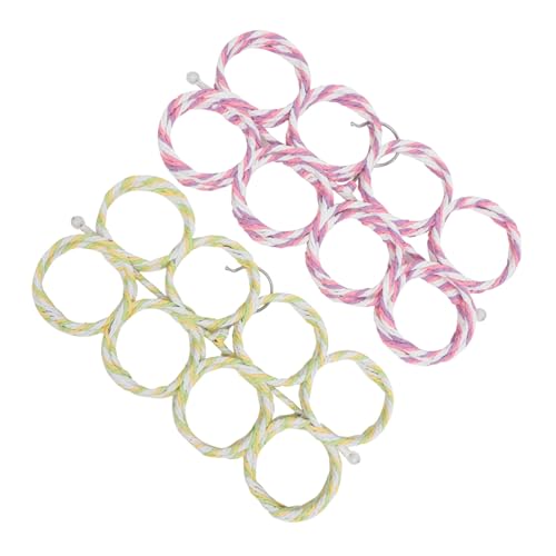 Toddmomy 2stücke Papageien Kletterspielzeug Bunte Kletternetze Für Vögel Robust Und Verschleißfest Zubehör Für Vogelkäfig Geeignet Für Papageienarten von Toddmomy