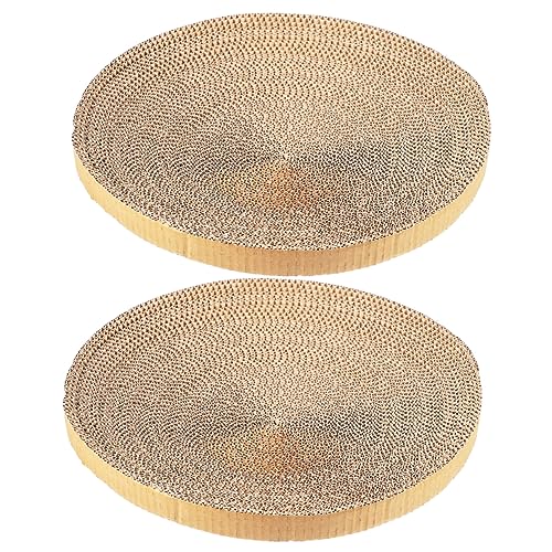 Toddmomy 2 Stück Kratzpads aus Recycelter Wellpappe Verschleißfestes Ersatz Kratzbrett für Katzen Leichtes Dekoratives Katzen Kratzboard für Zuhause und Tierbedarf Pflegt Gesunde Krallen Toddmomy 2 Stück Kratzpads aus Recycelter Wellpappe Verschleißfestes Ersatz Kratzbrett für Katzen Leichtes Dekoratives Katzen Kratzboard für Zuhause und Tierbedarf Pflegt Gesunde Krallen von Toddmomy