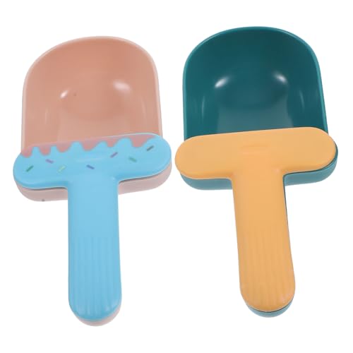 Toddmomy 2 Stück Löffel für Katzenfutter Tierfutter Fütterung Katzenfutterlöffel Scoop Haustiere Katzenfutterschaufel für den Haushalt Katze kann löffeln Katzenlöffel Abs Zufällige Farbe von Toddmomy