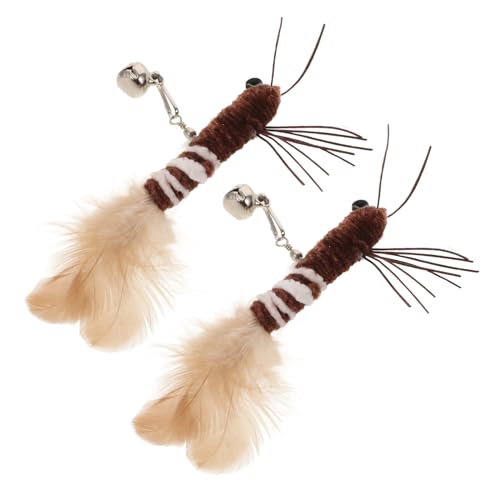 Toddmomy 2 Stück Lustiges Katzenstäbchen Nachfüllpack Katzeninsektenspielzeug Gefiederte Nachfüllpackung Katzenangelspielzeug Streu Flatternder Vogel Katzenspielzeug Behandlung Toddmomy 2 Stück Lustiges Katzenstäbchen Nachfüllpack Katzeninsektenspielzeug Gefiederte Nachfüllpackung Katzenangelspielzeug Streu Flatternder Vogel Katzenspielzeug Behandlung von Toddmomy