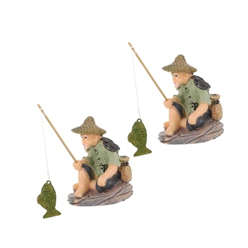 Toddmomy 2 Stück Miniatur Angler Statue Alte Mann Angler Figur Aquarium Dekoration für Fischbecken und Desktop Wassergarten mit Künstlerischem Design und Vielseitiger Nutzung Toddmomy 2 Stück Miniatur Angler Statue Alte Mann Angler Figur Aquarium Dekoration für Fischbecken und Desktop Wassergarten mit Künstlerischem Design und Vielseitiger Nutzung von Toddmomy