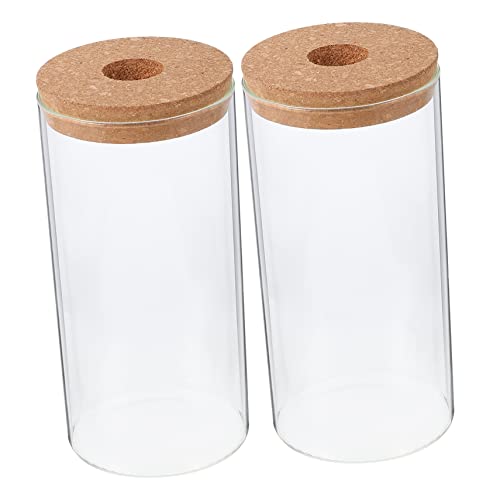 Toddmomy 2 Stück Öko-Flasche aus Glas Terrarium Links Terrarienflasche Mikro-Landschaftspflanzerflasche dekoratives Glasgefäß Micro-Landschafts-DIY-Flasche Transparent von Toddmomy