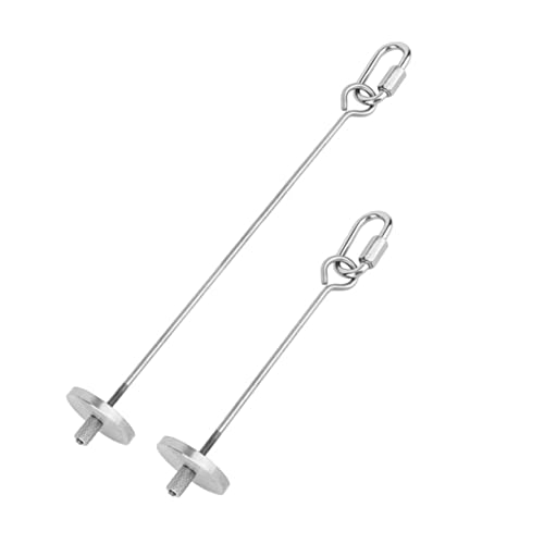 Toddmomy 2 Stück Obstgabel aus Edelstahl Vogelspieß Zubehör Papageiengabel Vogelkäfig für Bird Toys Vogelspielzeug Futtersuche Vogelfruchtspieß Rostfreier Stahl Silver von Toddmomy