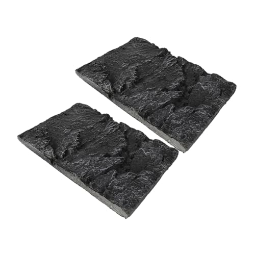 Toddmomy 2 Stück Reptilien Terrarium Hintergrund Stein Dekorationsplatte für Aquarium und Fischbecken Simulierte Felsenlandschaft für Natürliche Toddmomy 2 Stück Reptilien Terrarium Hintergrund Stein Dekorationsplatte für Aquarium und Fischbecken Simulierte Felsenlandschaft für Natürliche von Toddmomy
