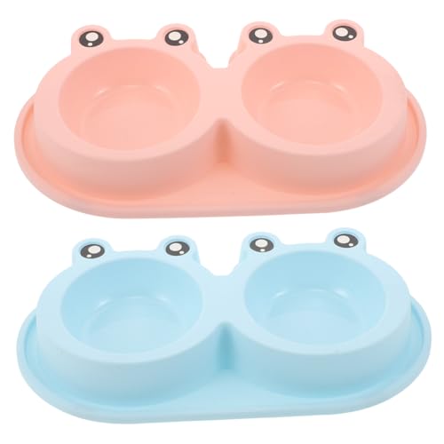 Toddmomy 2 Stück Teiliges Erhöhtes Rutschfestes Haustier-doppelnapf Froschform mit Stabilem Sockel Wasserabweisender Schutz für Katzen und Hunde Trocken Nassfutter Outdoor Geeignet Toddmomy 2 Stück Teiliges Erhöhtes Rutschfestes Haustier-doppelnapf Froschform mit Stabilem Sockel Wasserabweisender Schutz für Katzen und Hunde Trocken Nassfutter Outdoor Geeignet von Toddmomy