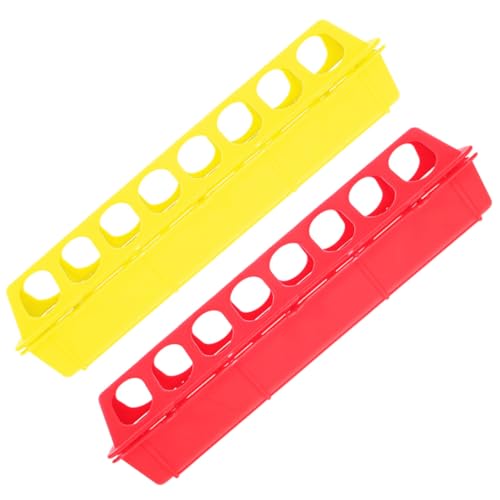 Toddmomy 2 Stück Teiliges Geflügel futtertrog aus Robustem Kunststoff Hygienischer Automatischer Futterspender mit Klappbarem Deckel Geeignet für Hühner Tauben und Kleine Vögel Leicht zu Toddmomy 2 Stück Teiliges Geflügel futtertrog aus Robustem Kunststoff Hygienischer Automatischer Futterspender mit Klappbarem Deckel Geeignet für Hühner Tauben und Kleine Vögel Leicht zu von Toddmomy