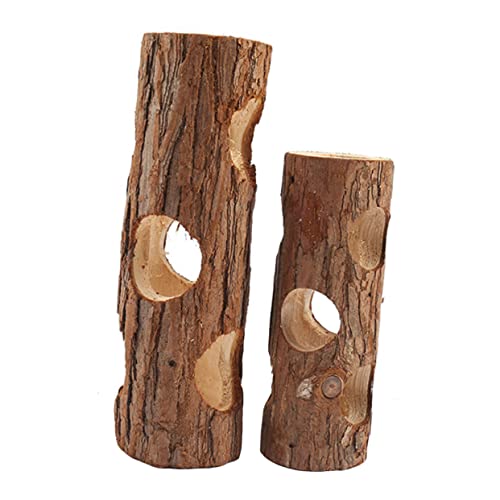 Toddmomy 2 Stück Teiliges Hamsterspielzeug aus Massivem Holz Natürlicher Haustiertunnel mit Loch Langlebig und Sicher für Kleine Nagetiere und Vögel Klettermöglichkeit und Versteckplatz Toddmomy 2 Stück Teiliges Hamsterspielzeug aus Massivem Holz Natürlicher Haustiertunnel mit Loch Langlebig und Sicher für Kleine Nagetiere und Vögel Klettermöglichkeit und Versteckplatz von Toddmomy