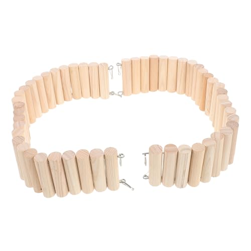 Toddmomy 2 Stück Teiliges Holzleiter Brückenspielzeug für Kleintiere Biegsame Hamster Kletterbrücke aus Robustem Holz Abnehmbar und Verstellbar für Drinnen und Draußen Fördert Spiel und von Toddmomy