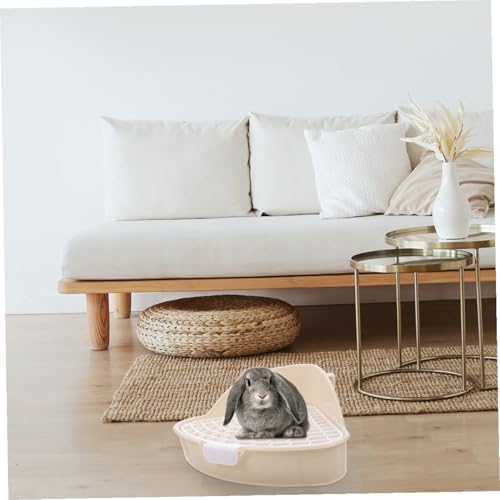 Toddmomy 2 Stück Teiliges Kleintier toiletten Abnehmbaren Gittern Langlebig und Leicht zu Reinigen Geeignet für Kaninchen Meerschweinchen Hamster und Kleine Haustiere Praktisches von Toddmomy