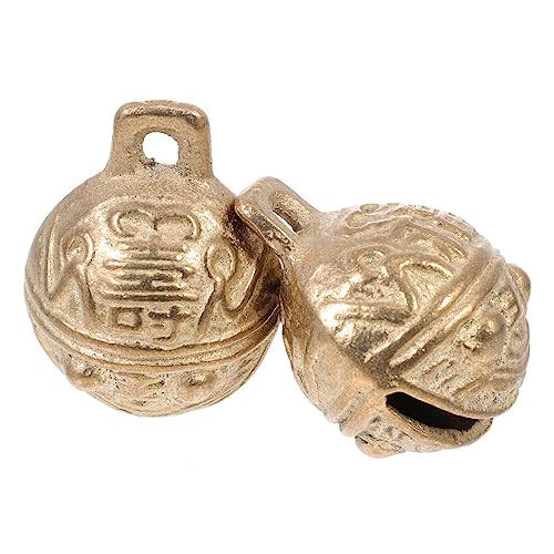 Toddmomy 2 Stück Tigerkopf Glocke Animal Toys Tier katzenklingel Haustierglocken für Hundeglocke für das Töpfchentraining kreative Kupferglocken tierische Glocken von Toddmomy