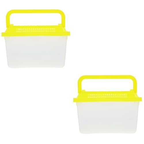 Toddmomy 2 Stück Transparente Reptilien Transportbox aus Bruchsicherem PP Futter und Aufzuchtbehälter für Schildkröten Fische und Kleine Haustiere mit Hoher Stabilität und Einfacher Toddmomy 2 Stück Transparente Reptilien Transportbox aus Bruchsicherem PP Futter und Aufzuchtbehälter für Schildkröten Fische und Kleine Haustiere mit Hoher Stabilität und Einfacher von Toddmomy
