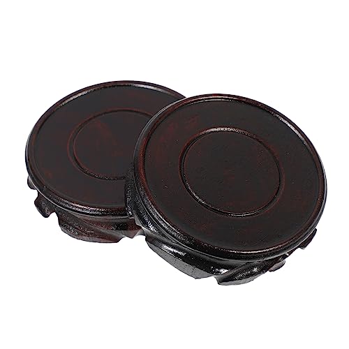 Toddmomy 2 Stück Vasenständer Aus Massivholzpaletten Stil Woodsy Decor Sechseckiges Pflanzenregal Für Den Innenbereich Kleiner Orientalischer Pflanzständer Ornamentsockel Runder von Toddmomy