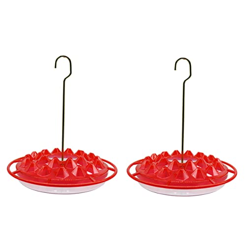 Toddmomy 2 Stück Vogelfütterer vogelfutterspender vogelfutterhäuschen Hummingbird Futterstation tränkebecken vogelfutterstationen Birdfeeder Hängenden Vogelhäuschen Kolibri -Feeder Eisen von Toddmomy