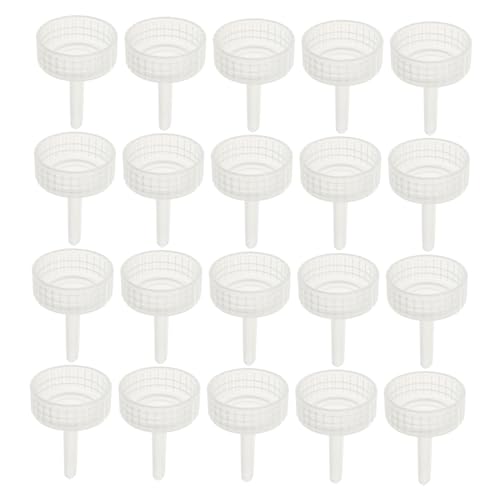 Toddmomy 20 Stück Brine Shrimp Incubator Flaschenkappen DIY Zubehör für Zucht von Garnelen Leicht zu Reinigen und Sicher Anwendung für Aquarien und Hatching Projekte von Toddmomy