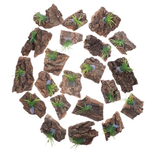 Toddmomy 20 Stück Teiliges Korkrinden Reptilien Terrarium Natürliche Chemiefreie Baumrinde als Realistischer Hintergrund und Versteck Leicht Pflegeleicht für Amphibien und Echsen Toddmomy 20 Stück Teiliges Korkrinden Reptilien Terrarium Natürliche Chemiefreie Baumrinde als Realistischer Hintergrund und Versteck Leicht Pflegeleicht für Amphibien und Echsen von Toddmomy