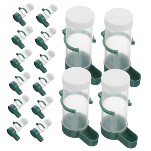Toddmomy 20 Stück Vogelwasserspender, Vogelwassernapf, Automatischer Vogelfutterspender, Vogeltränke Für Käfig, Haustier, Papageien, Sittiche, Nymphensittiche, Wellensittiche, von Toddmomy