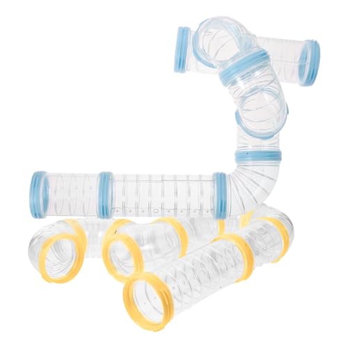 Toddmomy 2Sätze Hamster Tunnel DIY Verbindungstunnel aus Robustem für Hamsterkäfige Transparente Röhren für Kleine Haustiere Wie Hamster Eichhörnchen und Meerschweinchen von Toddmomy