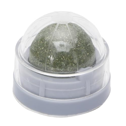 Toddmomy 2stücke Rotierender Katzenleckball Mit Katzenminze Natürliche Actinidia Polygama Snacks Zur Unterstützung Verdauung Für Katzen Katzenspielzeug Pack von Toddmomy