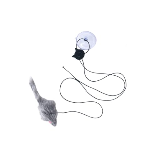 Toddmomy 2stücke Interaktives Katzenspielzeug Flexibler Katzenangel Mit Saugnapf Hängendes Spielzeug Aktivität Stärkung Der Bindung Zwischen Katze Und von Toddmomy