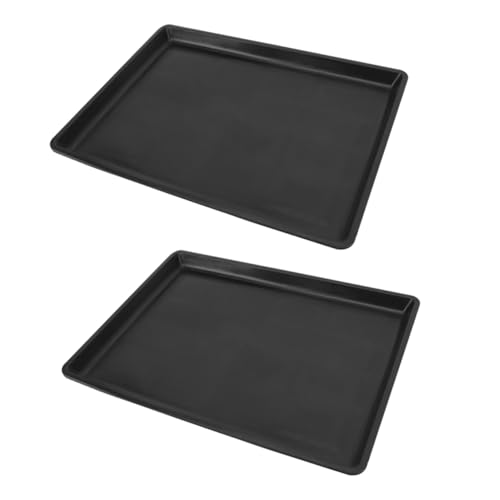 Toddmomy 2St Tablett für Tierkäfige Hundehütte Katzenstreu Hundebox groß Hundespielzeug Haustierkäfigtablett Hundekäfigtablett hundesofa Bettpfanne für Hunde Haustierkäfigplatte pp Black Toddmomy 2St Tablett für Tierkäfige Hundehütte Katzenstreu Hundebox groß Hundespielzeug Haustierkäfigtablett Hundekäfigtablett hundesofa Bettpfanne für Hunde Haustierkäfigplatte pp Black von Toddmomy
