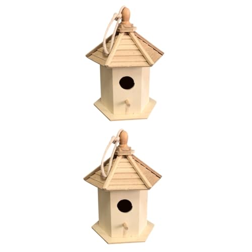 Toddmomy 2St Vogelkäfig für Haustiere Vogelhaus Vogelrastplatz Tür Vogel- Hüttenkäfig für Haustier Wohnkultur Spielzeug für draußen Vogelkäfig aus Holz Dekoration Bambus Toddmomy 2St Vogelkäfig für Haustiere Vogelhaus Vogelrastplatz Tür Vogel- Hüttenkäfig für Haustier Wohnkultur Spielzeug für draußen Vogelkäfig aus Holz Dekoration Bambus von Toddmomy