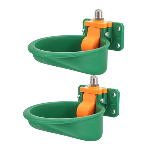 Toddmomy 2Stücke Automatische Tränkeschüssel für Nutztiere Kunststoff Wassernapf mit Auslaufsicherem Design für Ziegen Schafe und Rinder Fördert Effiziente Wassernutzung von Toddmomy