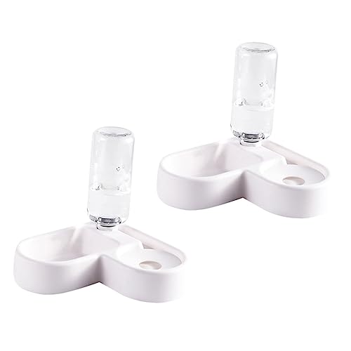 Toddmomy 2Stücke Automatischer Haustierwasserspender für Katzen und Kleine Hygienischer Futter und Wassernapf und Langlebig von Toddmomy