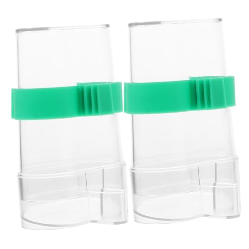 Toddmomy 2Stücke Automatischer Wasserspender für Haustier Transparenter Trinkbehälter für Vogelkäfige Sicher und Langlebig zu Bedienen kein Auslaufen Toddmomy 2Stücke Automatischer Wasserspender für Haustier Transparenter Trinkbehälter für Vogelkäfige Sicher und Langlebig zu Bedienen kein Auslaufen von Toddmomy