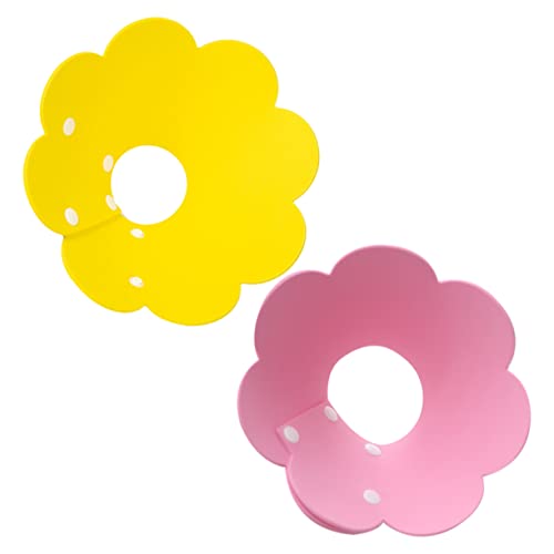 Toddmomy 2Stücke Blumenförmiges Elisabethanisches Gelb Leck Biss Schutzkragen für und Haustierzubehör nach Operationen Toddmomy 2Stücke Blumenförmiges Elisabethanisches Gelb Leck Biss Schutzkragen für und Haustierzubehör nach Operationen von Toddmomy