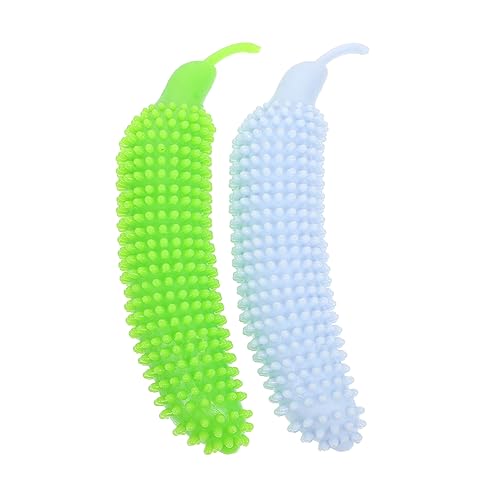Toddmomy 2Stücke Durable Dog Chew Toy Interactive Cucumber Design for Puppies Promotes Health and Reduces Boredom for Small to Medium Breeds Toddmomy 2Stücke Durable Dog Chew Toy Interactive Cucumber Design for Puppies Promotes Health and Reduces Boredom for Small to Medium Breeds von Toddmomy