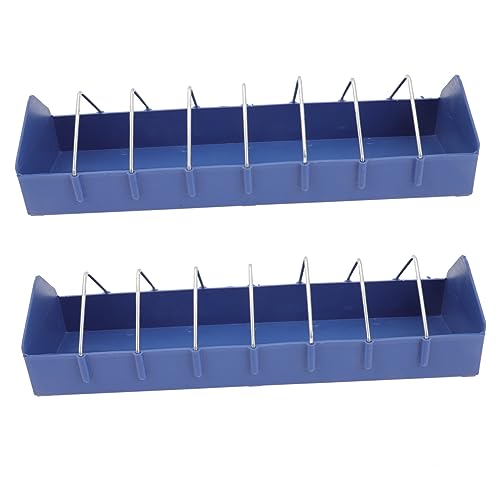 Toddmomy 2Stücke Futtertrog für Taubenkäfig Design für Vögel Leicht zu Reinigen und Langlebig für Tauben und Kleine Vögel von Toddmomy