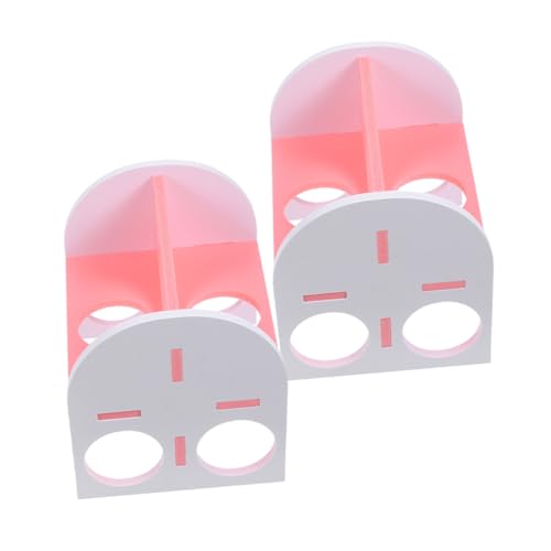 Toddmomy 2Stücke Hamster Tunnel Für Meerschweinchen Und Zwerghamster Versteck Für Kleine Nager Für Chinchillakäfige Pinkes Design Langlebig Und Sicher von Toddmomy