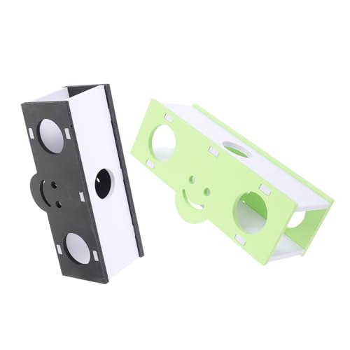 Toddmomy 2Stücke Hamster Wippe aus Kunststoff Fördert Bewegung und Zahngesundheit für Hamster und Kleine Nager für Käfige und Spielräume Sicher und Langlebig von Toddmomy