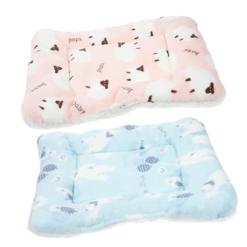 Toddmomy 2Stücke Haustier Bettmatte für Kleintiere Dicke Matratze für Meerschweinchen und Hamster Maschinenwaschbar Abnehmbarer Bezug Niedliches Design Toddmomy 2Stücke Haustier Bettmatte für Kleintiere Dicke Matratze für Meerschweinchen und Hamster Maschinenwaschbar Abnehmbarer Bezug Niedliches Design von Toddmomy