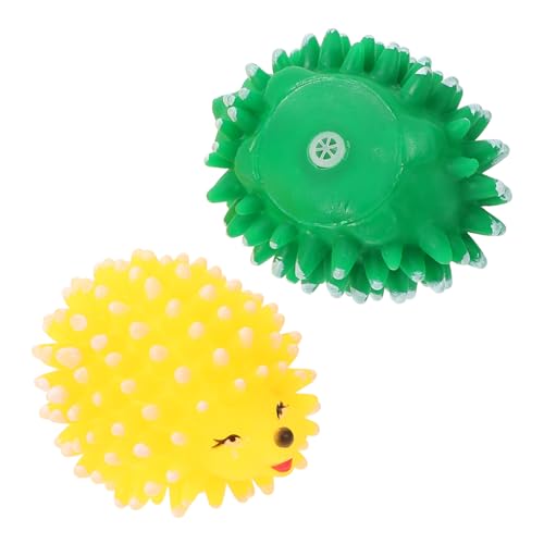 Toddmomy 2Stücke Haustier Zähne Interaktives Quietschspielzeug aus Latex für Fördert Zahngesundheit und Macht das Vergnügen von Toddmomy