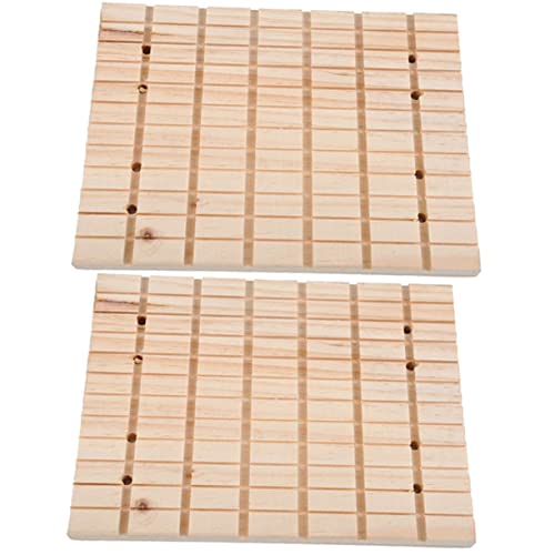 Toddmomy 2Stücke Holzschleifplatte für Kleine Haustiere Krallenpflege für Chinchillas und Meerschweinchen Langlebig und Sicher für Beschäftigung Toddmomy 2Stücke Holzschleifplatte für Kleine Haustiere Krallenpflege für Chinchillas und Meerschweinchen Langlebig und Sicher für Beschäftigung von Toddmomy