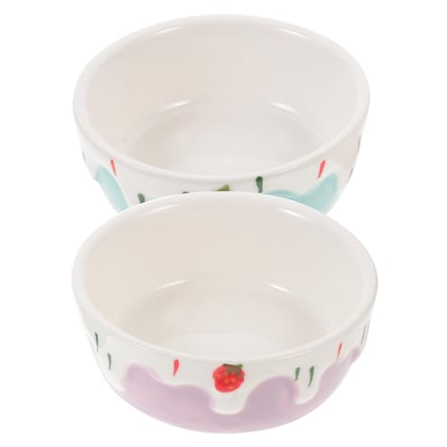 Toddmomy 2Stücke Keramik Futternapf für Hamster Design rutschfest Reinigen für Kleine Wie Meerschweinchen Chinchillas und Andere Nager Toddmomy 2Stücke Keramik Futternapf für Hamster Design rutschfest Reinigen für Kleine Wie Meerschweinchen Chinchillas und Andere Nager von Toddmomy