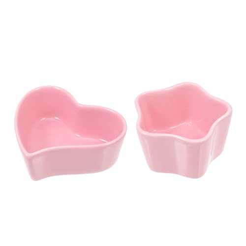Toddmomy 2Stücke Keramikschalen Für Hamster Und Kleine rutschfeste Bruchsichere Futter Und Wassernäpfe Aus Keramik Für Hamster von Toddmomy