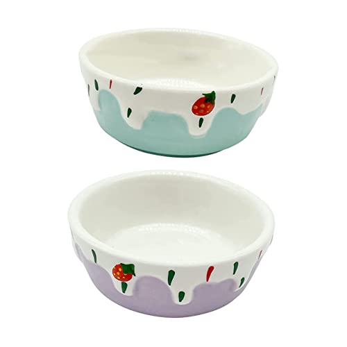 Toddmomy 2Stücke Keramische Haustierschalen für Hamster und Kleine Langlebige Futter und Wasserschalen für Chinchillas und Kleine Toddmomy 2Stücke Keramische Haustierschalen für Hamster und Kleine Langlebige Futter und Wasserschalen für Chinchillas und Kleine von Toddmomy