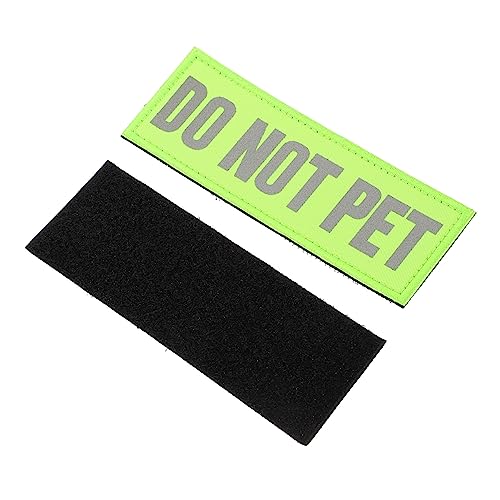 Toddmomy 2stücke Reflektierende Hundepatches Sicherheitsaufnäher Für Diensthunde Do Not Pet Selbstklebend Langlebig Und Praktisch Für Erhöhte Sichtbarkeit Bei Nacht Toddmomy 2stücke Reflektierende Hundepatches Sicherheitsaufnäher Für Diensthunde Do Not Pet Selbstklebend Langlebig Und Praktisch Für Erhöhte Sichtbarkeit Bei Nacht von Toddmomy