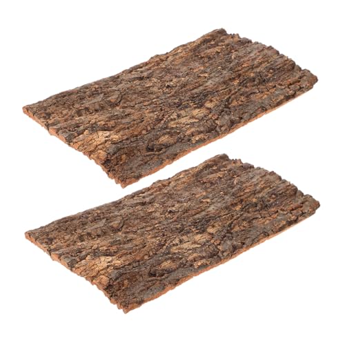 Toddmomy 2stücke Korkrinde Für Reptilienbox Reptilien-kletterplattformen Terrarien-landschaftsrinde Reptilienversteck Als Dekoration Geeignet Für Eidechsen Geckos Und Schlangen von Toddmomy