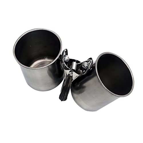 Toddmomy 2Stücke Vogel Futter und Wasserschalen mit Clip Futterbecher für Papageien Trinknapf für Kleine Reinigen für Vogelkäfige Toddmomy 2Stücke Vogel Futter und Wasserschalen mit Clip Futterbecher für Papageien Trinknapf für Kleine Reinigen für Vogelkäfige von Toddmomy