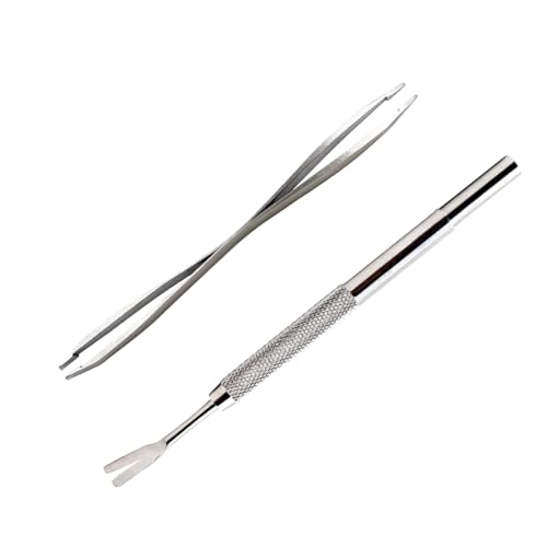 Toddmomy 2Stücke Zeckenentferner Set Für Katzen Und Präzises Entfernen Von Zecken Und Tragbar Für Outdoor Aktivitäten von Toddmomy