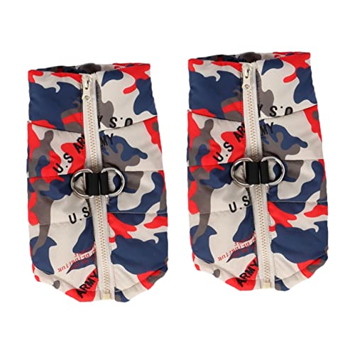 Toddmomy 2st Hundejacke Hund Wintermantel Warmer Mantel Pullover Tank Fleecejacke Camouflage-hundemantel Warme Weste Mit Hundetarnung Warme Jacken Hund Winter Jcaket Welpenkleidung Toddmomy 2st Hundejacke Hund Wintermantel Warmer Mantel Pullover Tank Fleecejacke Camouflage-hundemantel Warme Weste Mit Hundetarnung Warme Jacken Hund Winter Jcaket Welpenkleidung von Toddmomy
