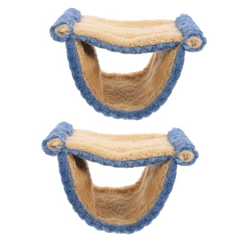 Toddmomy 2st Produkte Für Kleine Haustiere Rattenzubehör Käfig Hamster Hängematte Hamster-Accessoire Rattenvorräte Hängematte Für Hamster Aufhängen Warm Halten Lieferungen Holz von Toddmomy