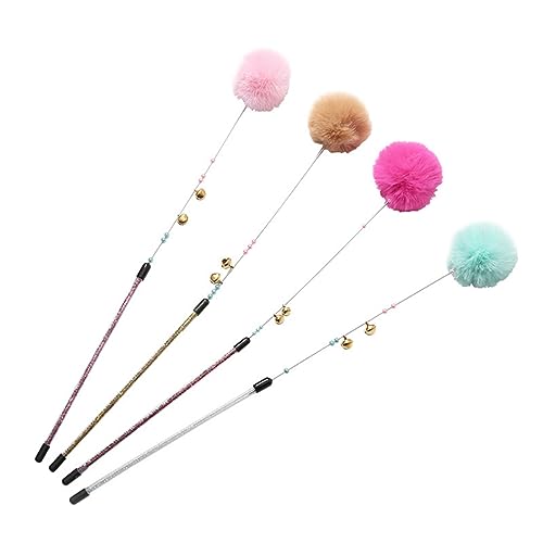 Toddmomy 2stücke Interaktive Katzenangel Spielzeug Mit Plüschball Und Glöckchen Katzenspielzeug Für Zuhause Fördert Spiel Und Bewegung Rosa Braun Toddmomy 2stücke Interaktive Katzenangel Spielzeug Mit Plüschball Und Glöckchen Katzenspielzeug Für Zuhause Fördert Spiel Und Bewegung Rosa Braun von Toddmomy