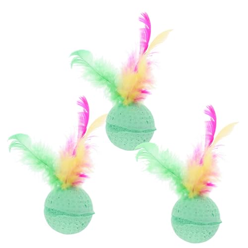 Toddmomy 3 STK Federbälle für Katze Katzenspielzeug Spielzeugkatze Katzenball Katzenminzekugeln für Katzen Katzenbälle Kitten Katzen für Katze Spielzeugbälle für Katzen Toddmomy 3 STK Federbälle für Katze Katzenspielzeug Spielzeugkatze Katzenball Katzenminzekugeln für Katzen Katzenbälle Kitten Katzen für Katze Spielzeugbälle für Katzen von Toddmomy