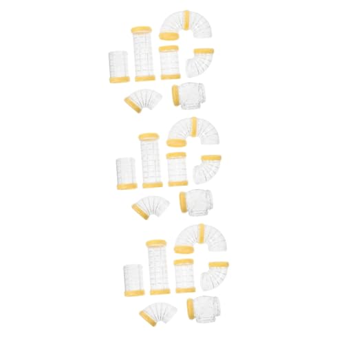Toddmomy 3 Sätze DIY Hamsterröhren Set Teiliges Tunnelspielzeug für Hamsterkäfig Zubehör Langlebig Sicher Flexibel Kombinierbar Nagerspielzeug für Spielspaß im Käfig Toddmomy 3 Sätze DIY Hamsterröhren Set Teiliges Tunnelspielzeug für Hamsterkäfig Zubehör Langlebig Sicher Flexibel Kombinierbar Nagerspielzeug für Spielspaß im Käfig von Toddmomy