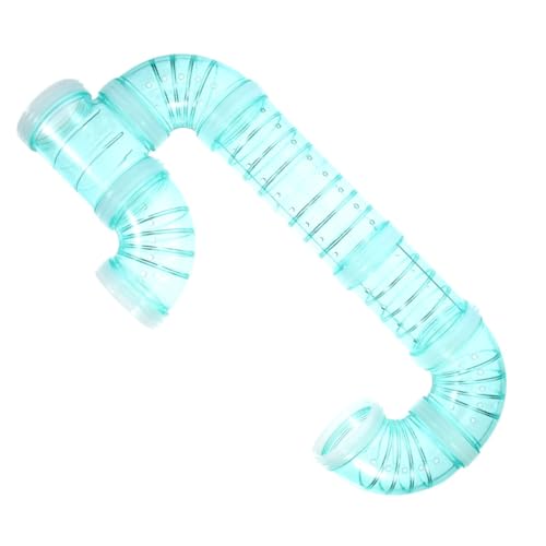 Toddmomy 3 Sätze Labyrinthkäfig Spuren klein Röhren Hamster röhre Hamster Spielplatz Hamster Rohrsystem Hamsterkurs Rohrverbinder selber Machen DIY Hamstertunnel Plastik Green von Toddmomy